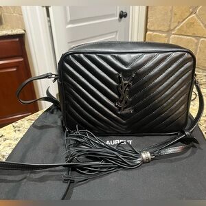 YSL Lou Camera bag in Quilted Leather